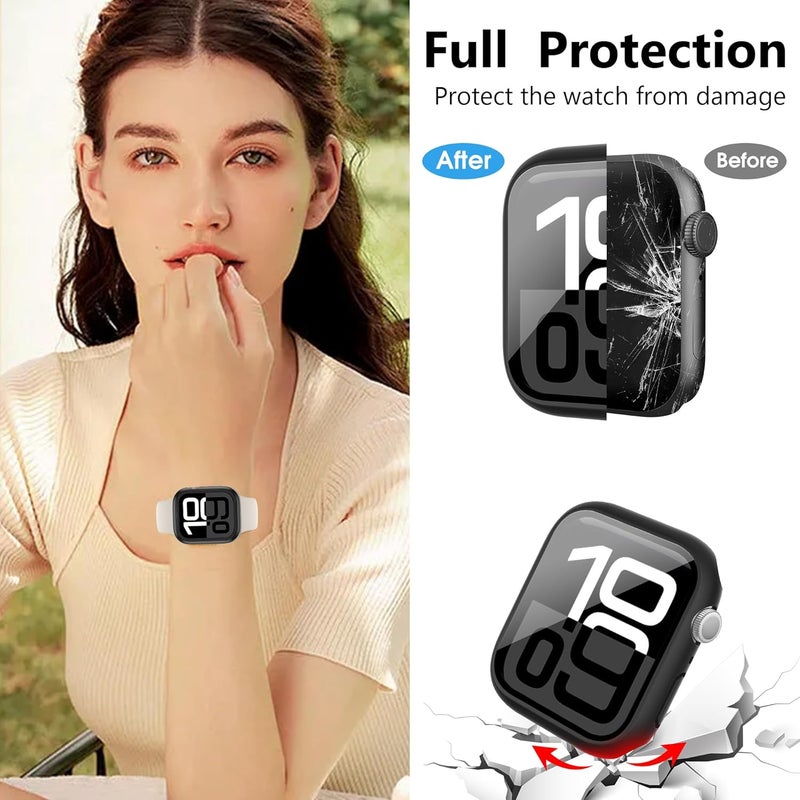 Tiorecime 20 Pack Case for Apple Watch Series 11/10 42mm with Tempered Glass Screen Protector, Shockproof Hard PC Protective Cover, All-Around Bumper Compatible with iWatch S11/10 42mm - Image 3